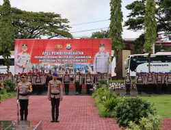 Pimpin Apel Pemberangkatan PAM TPS, Kapolda Sulsel : Laksanakan Tugas Secara Ikhlas