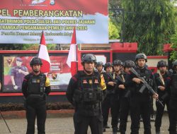 Amankan pemilu 2024, personel Brimob Bone Disebar di Empat Polres Jajaran Polda Sulsel