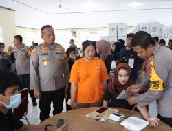 Polres Jajaran Polda Sulsel Gelar Bakti kesehatan untuk para petugas Pemilihan Umum (Pemilu) 2024
