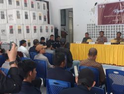 Rapat Pleno Rekapitulasi Hasil Penghitungan Suara, Kapolsek Ponre Hadir Pastikan Kondusif