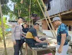Melalui Sambang, Bhabinkamtibmas Briptu Wahyudi Tingkatkan Kemitraan dengan Warga