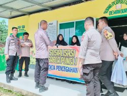 Sosialisasi saber pungli, Sat Binmas Polres Bone sambangi kantor sekolah MIN Majang Watampone