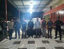 Polsek Dua Boccoe Kawal Pergeseran Logistik Pemilu Hingga ke Gudang KPU