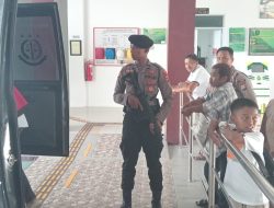 Kawal Sidang Tahanan Kejaksaan Negeri Watampone, Personil Samapta Polres Bone Tingkatkan Pengawasan