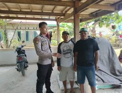 Bhabinkamtibmas Briptu Wahyudi Sambang Desa dan Sampaikan Imbauan Ini