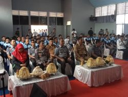 Mewakili Kapolres Bone, Kasat Binmas Hadiri Pembukaan Program Rehabilitasi Pemasyarakatan Tahun 2024