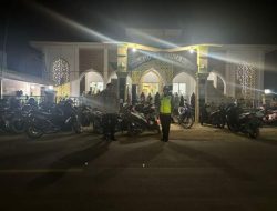 Beri Rasa Aman Sholat Tarawih Selama Ramadhan Polres Bone Terjunkan Ratusan Personil
