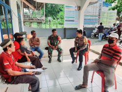 Sinergi Jaga Kamtibmas, Bhabinkamtibmas dan Babinsa Intens Koordinasi dengan Pemdes