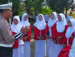 Satlantas Polres Bone Ajak Pelajar Jadi Pelopor Keselamatan Berlalulintas