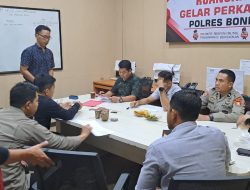 Kanit Reskrim Polsek Sibulue Lakukan Gelar Perkara Bersama Sat Reskrim Polres Bone,