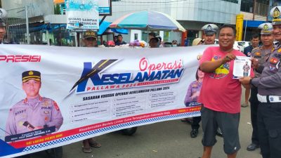 Operasi Keselamatan Pallawa Hari Kedua Satlantas Polres Bone Sasar Pasar