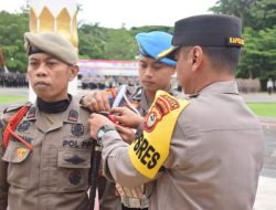 Apel Gelar Pasukan Operasi Ketupat, Kapolres Bone Beri Rasa Aman Dari Gangguan Kamtibmas