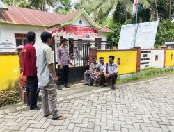 Sambang Desa, Bhabinkamtibmas Desa Cinnong Himbau Warga Waspada Terhadap Ancaman Hujan Deras