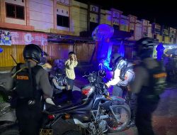 Tingkatkan Patroli Blue Ligth, Unit Turjawali Satsamapta Rutin Berikan Himbauan Kamtibmas
