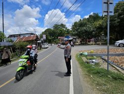 Antisipasi Kepadatan Arus Balik, Polantas Bone Intens Pemantauan dan Pengaturan Arus Lalin