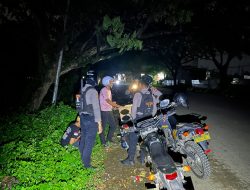 Unit Turjawali Satsamapta Rutin Berikan Himbauan Kamtibmas pada Pelaksanaan Patroli Blue Ligth