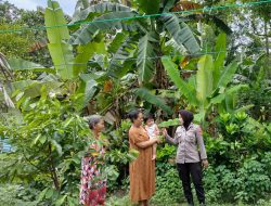 Sambangi Desa Binaan, Brigpol Adyani Amin Subrahim Titip Pesan Bersama Jaga Kamtibmas