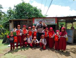 Bhabinkamtibmas Polsek Ponre Polres Bone Sapa Anak Diwarung Literasi