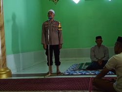 Usai Shalat Berjamaah, Pak Bhabin Sampaikan Imbauan Kamtibmas kepada Jamaah Masjid