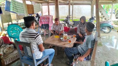 Tingkatkan Kamtibmas, Ibu Bhabin Lakukan Kunjungan Dari Rumah ke Rumah