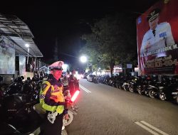 Amankan Kegiatan PORKAB Bone, Satlantas Polres Bone Laksanakan Pam Lalin