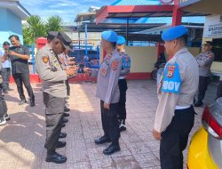 Tingkatkan Kedisiplinan Anggota, Kasi Propam Polres Bone Lakukan Gaktiblin di Polsek Pelabuhan Bajoe