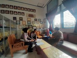 Personel Satlantas Polres Bone Datangi SDN 13 Biru, Ini yang Dilakukan