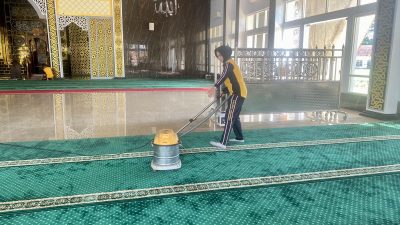 Personel Polsek Lappariaja Laksanakan Giat Kurvei di Masjid Akbar Leppangeng