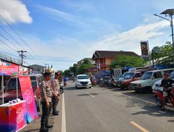 Antisipasi Kemacetan di Pasar Paccing, Polsek Awangpone Lakukan Pamtur 
