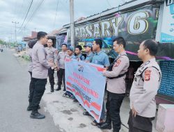 Temui Warga, Sat Binmas Polres Bone Himbauan Bahaya Narkoba & Pencegahan Penipuan Online
