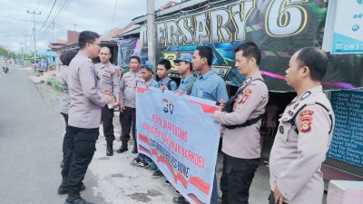 Temui Warga, Sat Binmas Polres Bone Himbauan Bahaya Narkoba & Pencegahan Penipuan Online