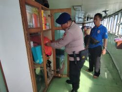 Ini Tujuannya Kapal Ferry Diperiksa Oleh Aparat Satpolairud Polres Bone