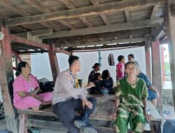 Bhabinkamtibmas Polsek Amali Silatuhrahmi dengan Warga Binaan dan Sampaikan ini
