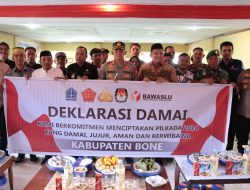 Wujudkan Pilkada Aman Dan Damai Kapolres Bone Gelar Deklarasi Di Tellu Limpoe