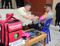 Kapolres Bone Pimpin Apel Pengecekan Kelengkapan Personel Pengamanan TPS Pilkada 2024