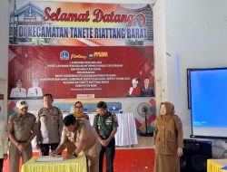 Kapolsek Tanete Riattang Hadiri Launching Pusat Layanan Pengaduan dan Rapat Koordinasi Posko Pilkada 2024