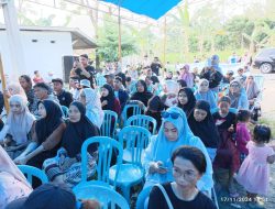 Dukung Pilkada Damai, Wakapolsek Palakka Bersama Anggota Amankan Kampanye di Desa Tirong