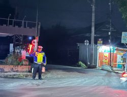 Ciptakan Kamseltibcarlantas, Kegiatan Rutin Blue Light Patrol Satlantas Polres Bone