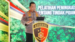 Hadiri Pelatihan Penyidik, Kapolri Minta Jajaran Cegah Potensi Kebocoran Anggaran Negara