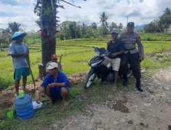 Melalui Sambang Desa, Bhabinkamtibmas Sampaikan Himbauan Kamtibmas, Ini yang Disampaikan