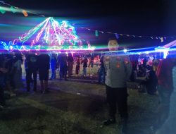 Mencegah Gangguan Kamtibmas, Polsek  kajuara Lakukan Patroli KRYD di Pasar Malam