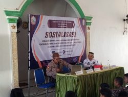 Lakukan Penyuluhan, Narkoba dan Bullying Menjadi Materi Polsek Patimpeng di Depan Pelajar