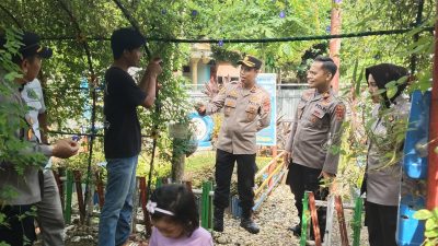Polsek Barebbo Dorong Ketahanan Pangan Melalui Lahan Pekarangan Bergizi