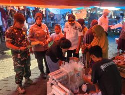 Kapolsek Lamuru Bersama Forkopimcam Pantau Harga Bahan Pokok di Pasar Lalebata Jelang Ramadhan 1446 H