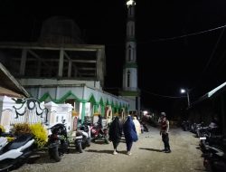 Amankan Aktivitas Shalat Tarawih, Polsek Tellu Siattinge Terjunkan Personel Pengamanan 
