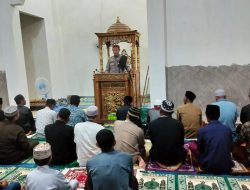 Kanit Bintibsos AIPTU Muhammad Anas Berikan Ceramah Islamiyah dan Pesan Kamtibmas di Masjid Baitul Makmur