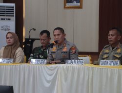 Kapolres Bone Pimpin Rapat Koordinasi Lintas Sektoral Dalam Rangka Pam Idul Fitri 1446 H