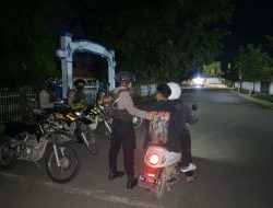 Tim Patroli Presisi Polres Bone Lakukan Patroli Blue Ligth  Cegah Aksi Tawuran dan Balapan Liar