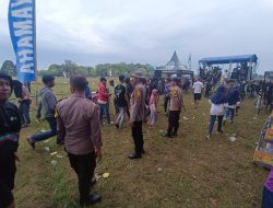 Balap Ojek Gabah Meriah, Polsek Tanete Riattang Siaga Pastikan Kegiatan Aman dan Kondusif