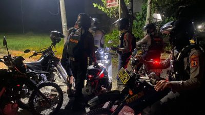 Tim Patroli Presisi Sat Samapta Polres Bone tingkatkan Patroli Malam di Kota Watampone